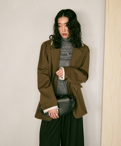 Lutim by u（ルチバイユー）の「2-way round bag / 2wayラウンドバック（ハンドバッグ・レディース・ブラック/ホワイト/ブラウン・FREE）」の19枚目の写真