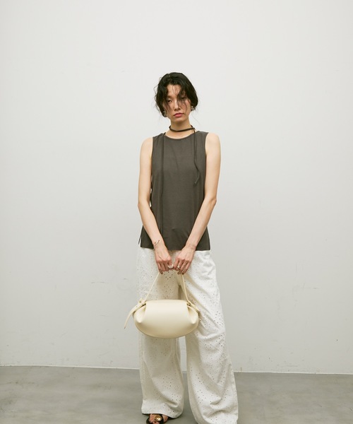 Lutim by u（ルチバイユー）の「2-way round bag / 2wayラウンドバック（ハンドバッグ・レディース・ブラック/ホワイト/ブラウン・FREE）」の22枚目の写真