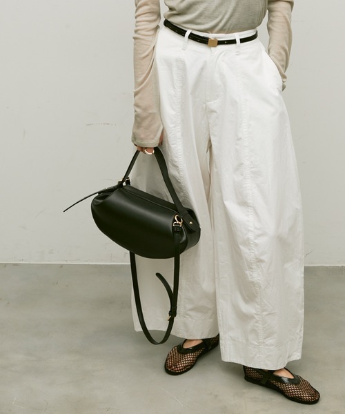 Lutim by u（ルチバイユー）の「2-way round bag / 2wayラウンドバック（ハンドバッグ・レディース・ブラック/ホワイト/ブラウン・FREE）」の16枚目の写真