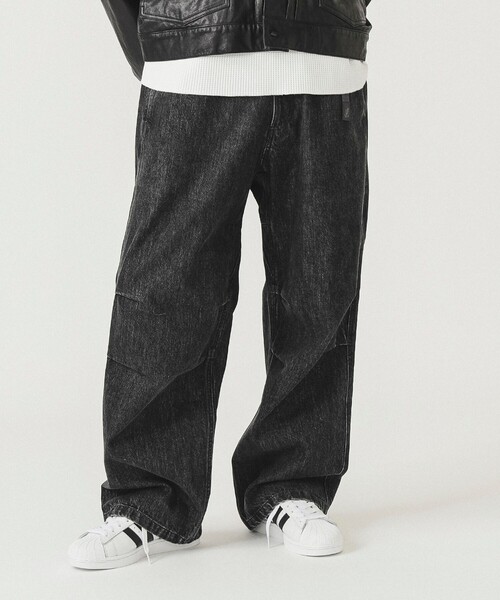 Gramicci(グラミチ)の「【別注】Gramicci / デニム オーバーパンツ(デニムパンツ・メンズ・ブルー系その他/ブラック・M/L/S/XL)」の12枚目の写真
