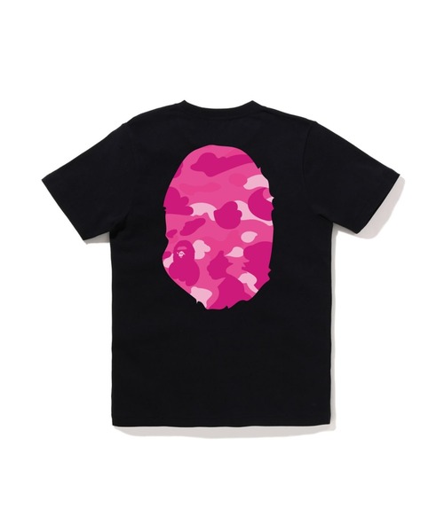 A BATHING APE(アベイシングエイプ)の「COLOR CAMO BIG APE HEAD TEE(Tシャツ/カットソー・レディース・ホワイト×ピンク/ブラック×ピンク/ブラック×ブルー/ホワイト×ネイビー・MEDIUM/SMALL/X-SMALL)」の8枚目の写真