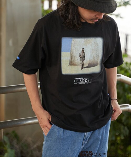 STAR WARS（スターウォーズ）の「STAR WARS スターウォーズ エピソード1 ロゴTシャツ（Tシャツ/カットソー・メンズ・ブラック/ホワイト/ネイビー・M/L/LL）」の2枚目の写真