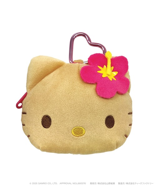 ROPE' PICNIC(ロペピクニック)の「【日焼けデザイン(ハローキティ)】カラビナ付きぬいぐるみマスコット(キーホルダー・レディース・ブラウン・FREE)」の1枚目の写真