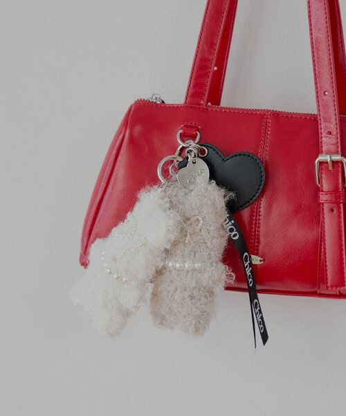 Chico(チコ)の「ファーアニマルモチーフチャーム(ベルト・レディース・ピンク/グレー/アイボリー・FREE)」の8枚目の写真