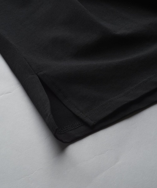 NO ID.（ノーアイディ）の「【NO ID.】Random Tuck Big Pullover / ランダム タック ビッグ プルオーバー（Tシャツ/カットソー・メンズ・ホワイト/ブラック・ONE SIZE）」の7枚目の写真