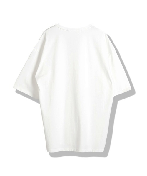 NO ID.（ノーアイディ）の「【NO ID.】Random Tuck Big Pullover / ランダム タック ビッグ プルオーバー（Tシャツ/カットソー・メンズ・ホワイト/ブラック・ONE SIZE）」の22枚目の写真