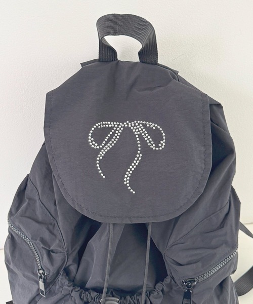 frunco（フランコ）の「リボンリュック（バックパック/リュック・レディース・ブラック・FREE）」の4枚目の写真
