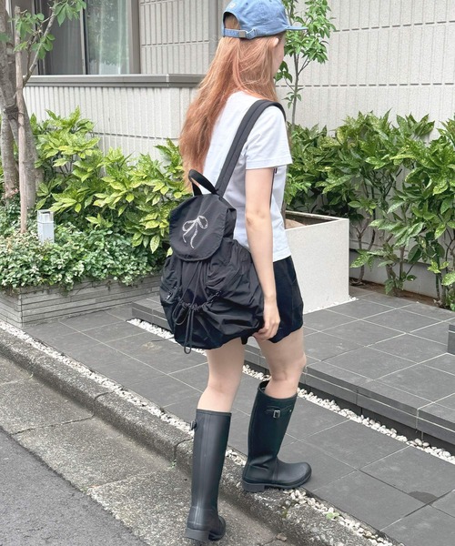 frunco（フランコ）の「リボンリュック（バックパック/リュック・レディース・ブラック・FREE）」の19枚目の写真