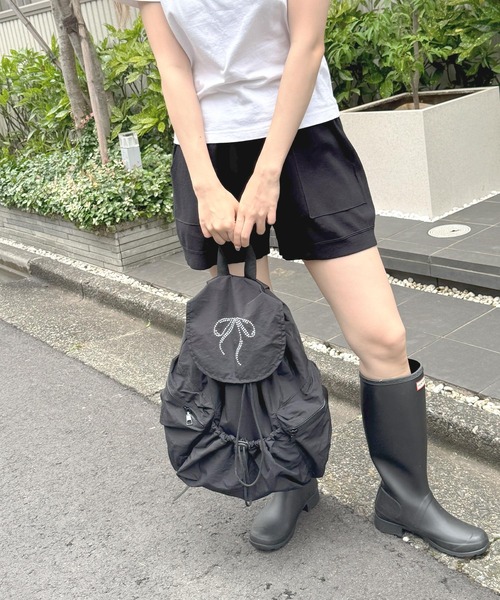 frunco（フランコ）の「リボンリュック（バックパック/リュック・レディース・ブラック・FREE）」の22枚目の写真