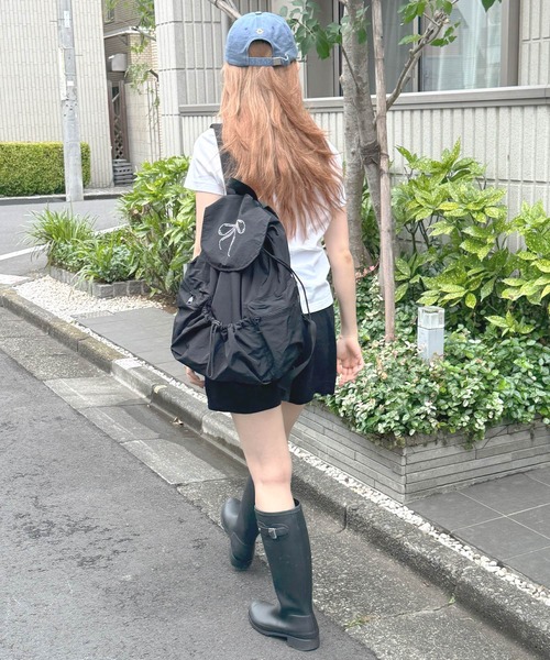 frunco（フランコ）の「リボンリュック（バックパック/リュック・レディース・ブラック・FREE）」の20枚目の写真