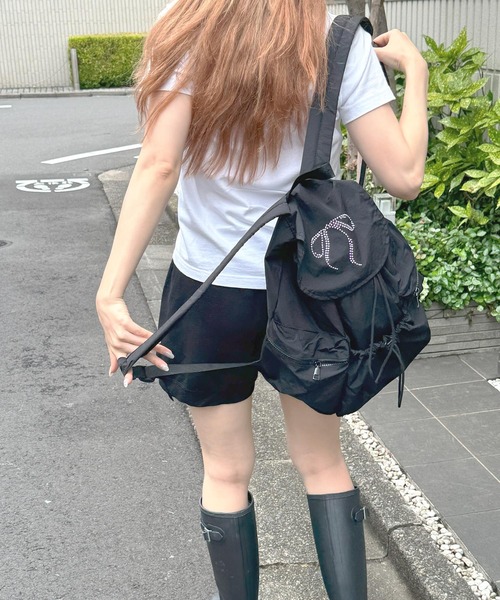 frunco（フランコ）の「リボンリュック（バックパック/リュック・レディース・ブラック・FREE）」の17枚目の写真