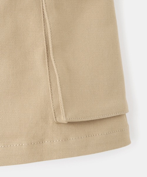 ROPE' PICNIC（ロペピクニック）の「【KIDS/キッズ】インパンツ付きストレッチカーゴミニスカート（スカート・キッズ・ベージュ/ブラック・S/L/M）」の14枚目の写真