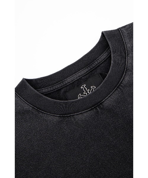 UNKNOWN LONDON（アンノウン・ロンドン）の「Tシャツ｜Outline Cross Rhinestone Tee｜Unknown London（Tシャツ/カットソー・メンズ・ベージュ/ブラック/レッド・SMALL/LARGE/MEDIUM/X-LARGE）」の18枚目の写真