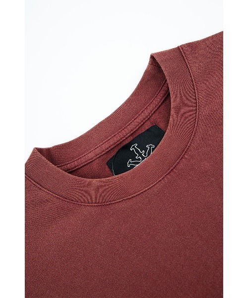 UNKNOWN LONDON（アンノウン・ロンドン）の「Tシャツ｜Outline Cross Rhinestone Tee｜Unknown London（Tシャツ/カットソー・メンズ・ベージュ/ブラック/レッド・SMALL/LARGE/MEDIUM/X-LARGE）」の9枚目の写真