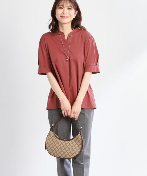 セール】【収納力◎／ショルダー付き】ジャカードワンショルダーバッグ