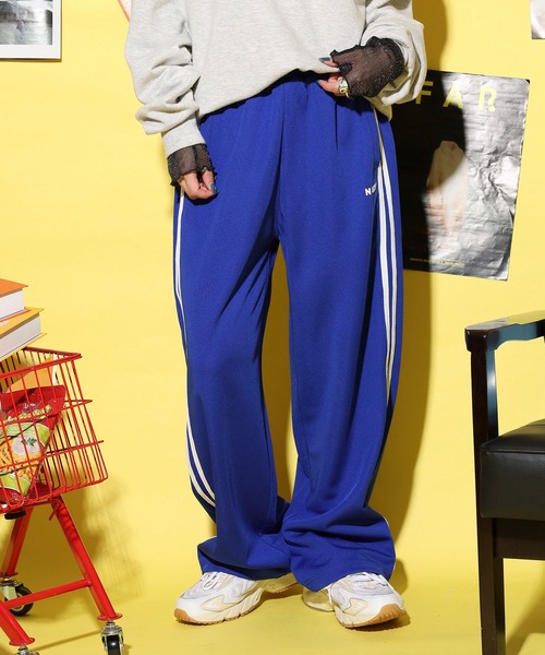 NERDY(ノルディ)の「ニューヨークトラックパンツ(スウェットパンツ・レディース・ホワイト/ピンク/ブルー/ブラック・SS/M/L/S)」の21枚目の写真
