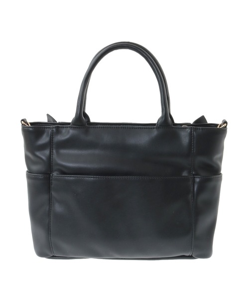 Maison de FLEUR（メゾンドフルール）の「チャーム付きリボンキルティング2Wayトート（トートバッグ・レディース・ブラック/ライトピンク・FREE）」の10枚目の写真