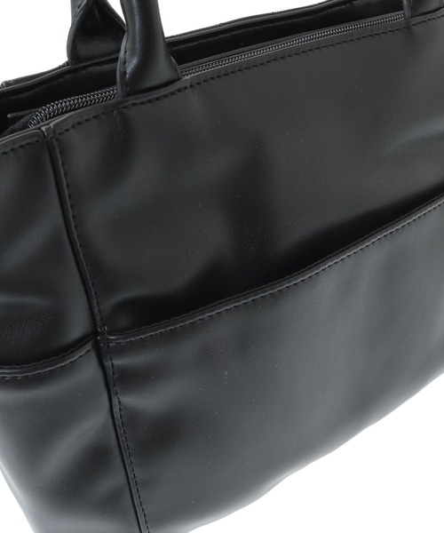 Maison de FLEUR（メゾンドフルール）の「チャーム付きリボンキルティング2Wayトート（トートバッグ・レディース・ブラック/ライトピンク・FREE）」の15枚目の写真