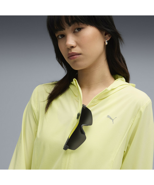 PUMA(プーマ)の「PUMA プーマ ウィメンズ ランニング ラン ヴェロシティ ウーブン ジャケッ(ブルゾン・レディース・イエロー・LARGE/MEDIUM/SMALL/X-LARGE)」の5枚目の写真