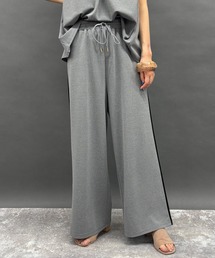 NICOLE white | 杢ジャガードパンツ(その他パンツ)