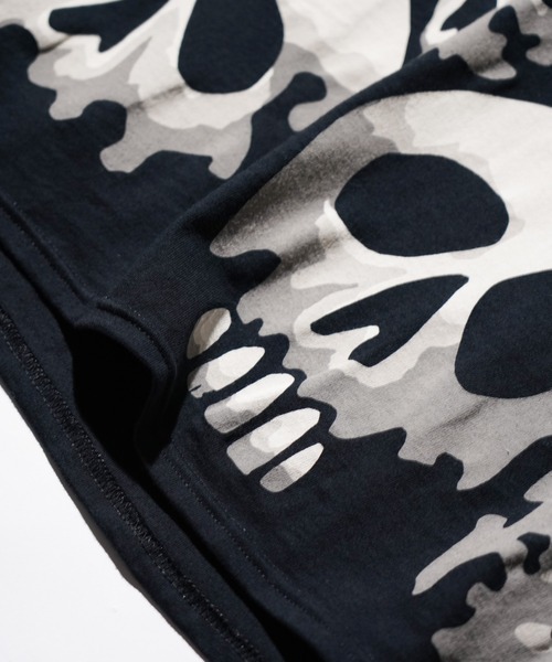 2AM(ツーエイエム)の「LIQUID BLUE リキッドブルー / "skull"TEE スカルグラデーション(Tシャツ/カットソー・メンズ・ブラック・LARGE/X-LARGE/MEDIUM)」の11枚目の写真