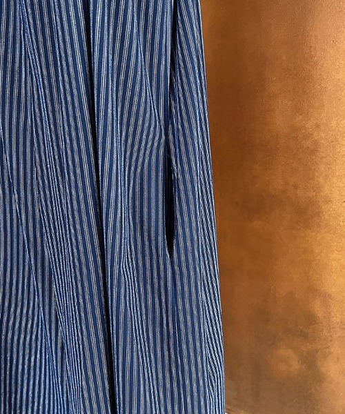 MAISON DE THERESE（メゾン ド テレーズ）の「ブルーストライプのサロペットオール（サロペット/オーバーオール・レディース・ブルー・M/L）」の20枚目の写真