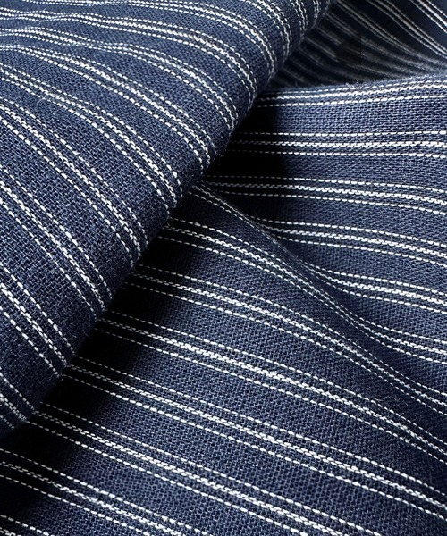 MAISON DE THERESE（メゾン ド テレーズ）の「ブルーストライプのサロペットオール（サロペット/オーバーオール・レディース・ブルー・M/L）」の22枚目の写真