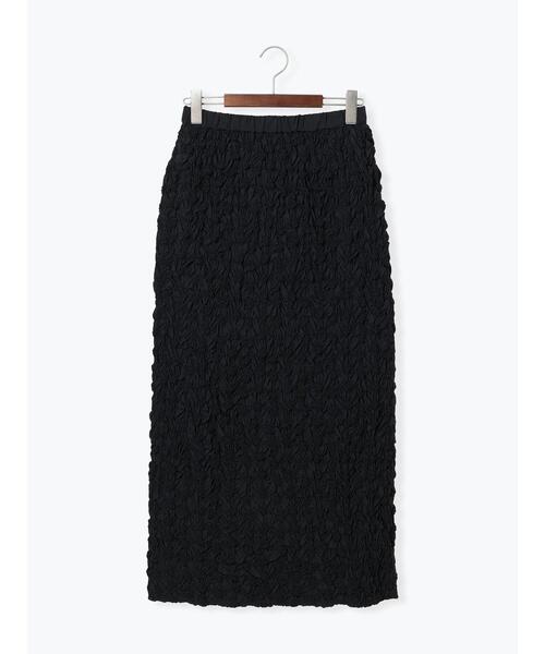 Te chichi（テチチ）の「エンブロイダリーシャーリングスカート（スカート・レディース・ブラック/オフホワイト・F）」の17枚目の写真