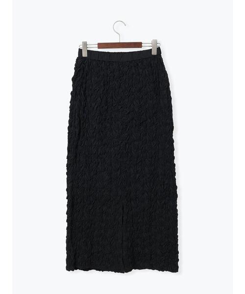 Te chichi（テチチ）の「エンブロイダリーシャーリングスカート（スカート・レディース・ブラック/オフホワイト・F）」の18枚目の写真