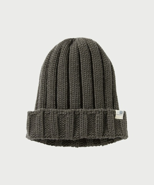 karrimor（カリマー）の「folded beanie（ニットキャップ/ビーニー・メンズ・ネイビー/ライトベージュ/ブラック/チャコールグレー・ONESIZE）」の3枚目の写真