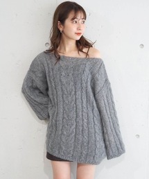 tiptop | シアーケーブルBIGニット(ニット/セーター)