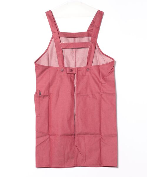 NAIGAI(ナイガイ)の「HOUSE WEAR STUDIO T/Cデニム H型 後ボタン ワークエプロン 70372053(エプロン・メンズ・ブルー/ワインレッド/カーキ・FREE)」の12枚目の写真
