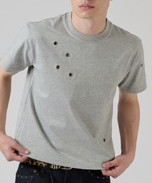 EYELET DESIGN CROPPED TEE/ハトメデザインクロップドTEE
