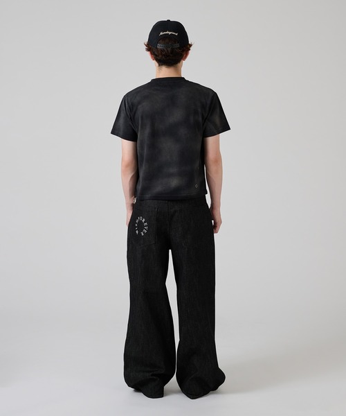 kutir(クティール)の「EYELET DESIGN CROPPED TEE/ハトメデザインクロップドTEE(Tシャツ/カットソー・メンズ・ブラック/オフホワイト/杢グレー・MEDIUM/LARGE)」の22枚目の写真