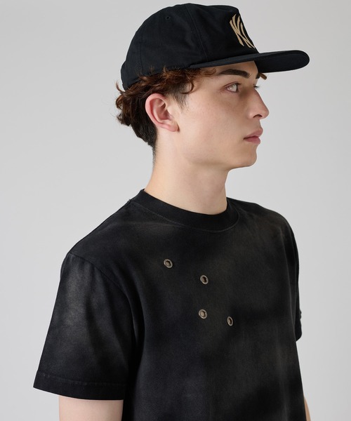 kutir(クティール)の「EYELET DESIGN CROPPED TEE/ハトメデザインクロップドTEE(Tシャツ/カットソー・メンズ・ブラック/オフホワイト/杢グレー・MEDIUM/LARGE)」の15枚目の写真