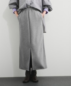 展示のみ美品ウォームスウエットカーゴスカート　グレー ウォームスウェットカーゴスカート（ロング・マキシ丈スカート）｜AP