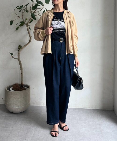 Chez toi（シェトワ）の「バルーンブルゾン（ブルゾン・レディース・ベージュ/ブラック/グレイッシュベージュ・FREE）」の10枚目の写真