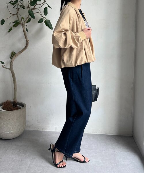 Chez toi（シェトワ）の「バルーンブルゾン（ブルゾン・レディース・ベージュ/ブラック/グレイッシュベージュ・FREE）」の11枚目の写真