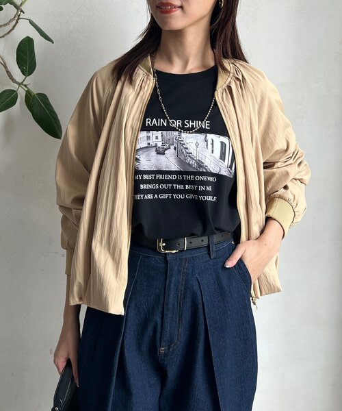 Chez toi（シェトワ）の「バルーンブルゾン（ブルゾン・レディース・ベージュ/ブラック/グレイッシュベージュ・FREE）」の13枚目の写真