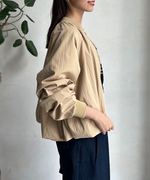 Chez toi（シェトワ）の「バルーンブルゾン（ブルゾン・レディース・ベージュ/ブラック/グレイッシュベージュ・FREE）」の14枚目の写真