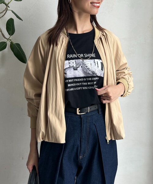 Chez toi（シェトワ）の「バルーンブルゾン（ブルゾン・レディース・ベージュ/ブラック/グレイッシュベージュ・FREE）」の15枚目の写真