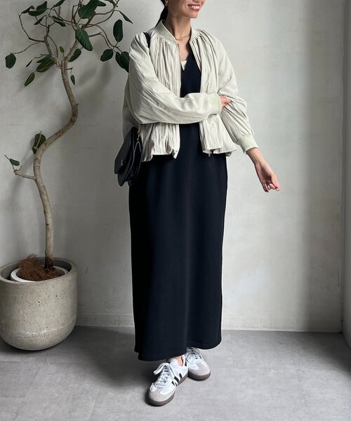 Chez toi（シェトワ）の「バルーンブルゾン（ブルゾン・レディース・ベージュ/ブラック/グレイッシュベージュ・FREE）」の18枚目の写真