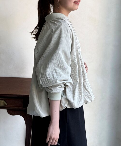 Chez toi（シェトワ）の「バルーンブルゾン（ブルゾン・レディース・ベージュ/ブラック/グレイッシュベージュ・FREE）」の22枚目の写真