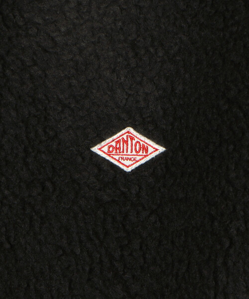 DANTON(ダントン)の「DANTON | ダブルフェイスボア スタンドカラージャケット WOMEN(ブルゾン・レディース・ブラック/ベージュ/マスタード・S)」の19枚目の写真