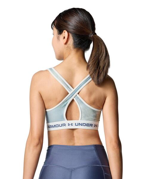 UNDER ARMOUR（アンダーアーマー）の「UAクロスバックブラ プリント ミディアムサポート（トレーニング/レディース）（スポーツブラ・レディース・オフホワイト・M/XL/L/S）」の2枚目の写真