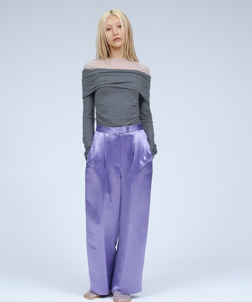 THINGS THAT MATTER（シングス ザット マター）の「NEW PRETENSE OFF-SHOULDER TOPS / ニュープリテンスオフショルダートップス（その他トップス・レディース・ブラック/チャコールグレー/ブラウン・FREE）」の15枚目の写真