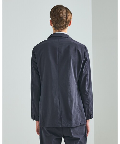 DESIGNWORKS（デザインワークス）の「【PERTEX(R) EQUILIBRIUM】2B テック ジャケット / 透湿性 / 撥水性 / セットアップ対応（テーラードジャケット・メンズ・チャコールグレー/ネイビー・44/50/46/48/52）」の5枚目の写真