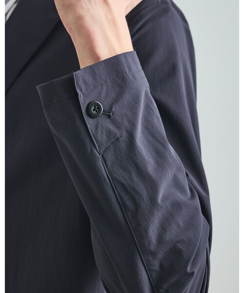 DESIGNWORKS（デザインワークス）の「【PERTEX(R) EQUILIBRIUM】2B テック ジャケット / 透湿性 / 撥水性 / セットアップ対応（テーラードジャケット・メンズ・チャコールグレー/ネイビー・44/50/46/48/52）」の8枚目の写真