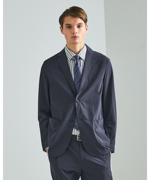 DESIGNWORKS（デザインワークス）の「【PERTEX(R) EQUILIBRIUM】2B テック ジャケット / 透湿性 / 撥水性 / セットアップ対応（テーラードジャケット・メンズ・チャコールグレー/ネイビー・44/50/46/48/52）」の13枚目の写真