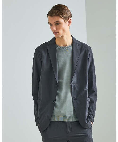 DESIGNWORKS（デザインワークス）の「【PERTEX(R) EQUILIBRIUM】2B テック ジャケット / 透湿性 / 撥水性 / セットアップ対応（テーラードジャケット・メンズ・チャコールグレー/ネイビー・44/50/46/48/52）」の16枚目の写真